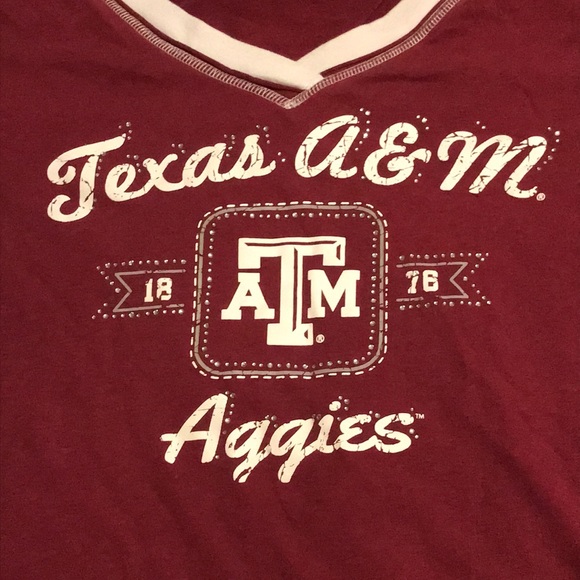 Texas A&M Ladies Cotton Polyester Tee-Shirt - Picture 2 of 7